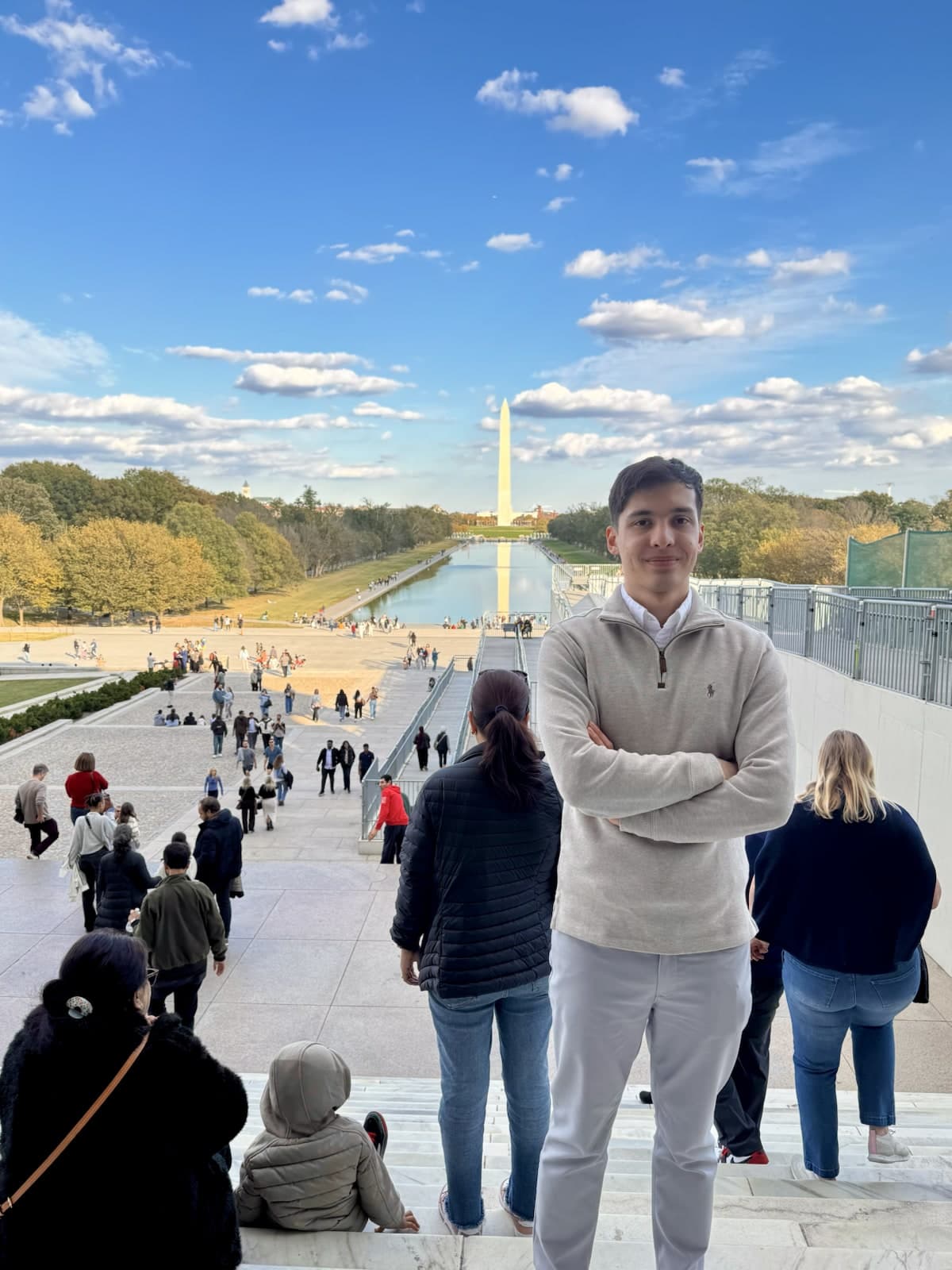 Ahmad Ferdaws Shafiq standing in Washington, DC